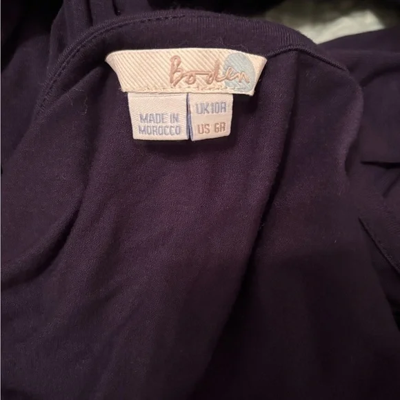 Boden dark navy maxi jersey dress 6 - Picture 6 of 6